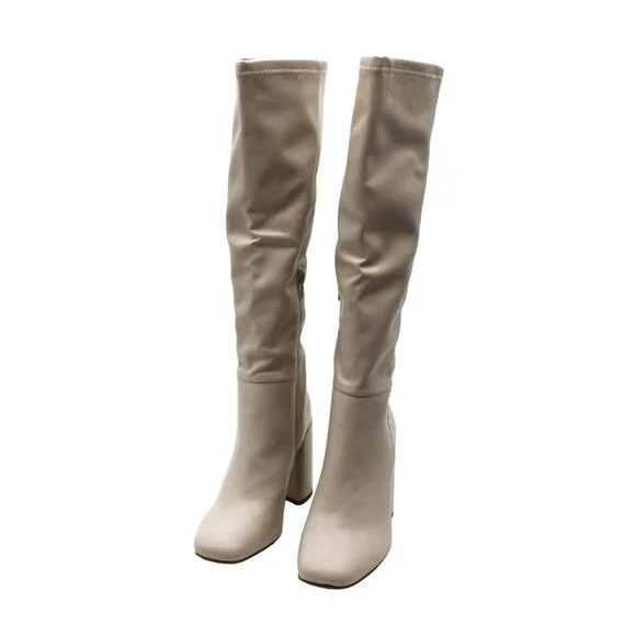 Madden Girl Women White Boots - Picture 2 of 7